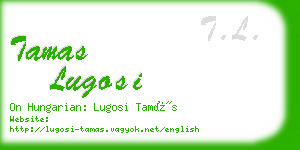 tamas lugosi business card
